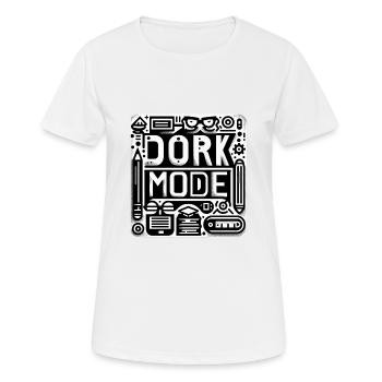 Dork Mode 11 - Women's Breathable T-Shirt - white - Front - AI Model Female 172 dark (172cm)