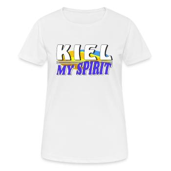 KIEL MON - T-shirt respirant Femme - blanc - Devant - AI Model Female 172 dark (172cm)