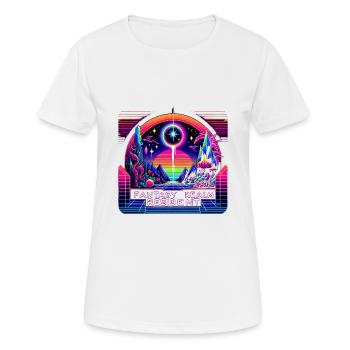 Résident du Royaume Fantastique 3 - T-shirt respirant Femme - blanc - Devant - AI Model Female 172 dark (172cm)