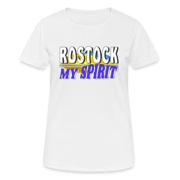 ROSTOCK MON - T-shirt respirant Femme - blanc - Devant - AI Model Female 172 dark (172cm)