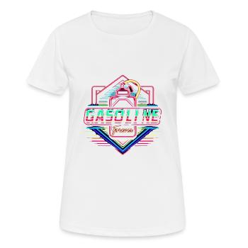 Gasoline Forever 15 - Women's Breathable T-Shirt - white - Front - AI Model Female 172 dark (172cm)