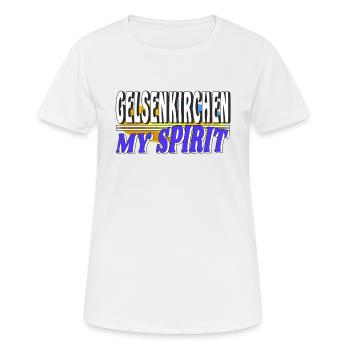 GELSENKIRCHEN MON - T-shirt respirant Femme - blanc - Devant - AI Model Female 172 dark (172cm)