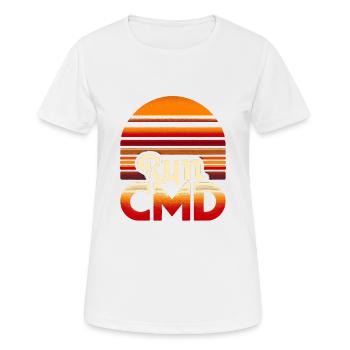 Run Cmd 44 - Women's Breathable T-Shirt - white - Front - AI Model Female 172 dark (172cm)