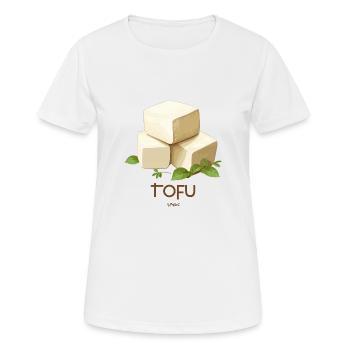 Delicious Japanese Tofu - Women's Breathable T-Shirt - white - Front - AI Model Female 172 dark (172cm)