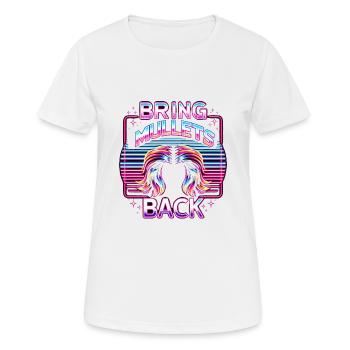 Bring Mullets Back 11 - Frauen T-Shirt atmungsaktiv - Weiß - Vorne - AI Model Female 172 dark (172cm)