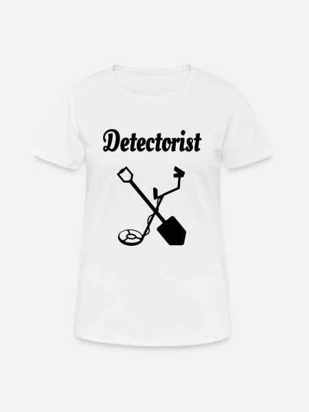 Metal Detector - Women's Breathable T-Shirt - white