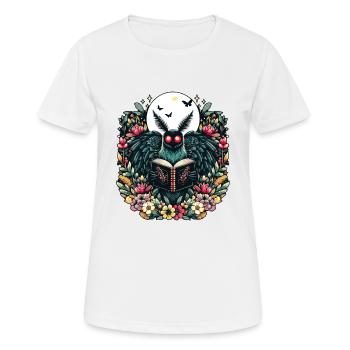 Conteur de l’homme-papillon - T-shirt respirant Femme - blanc - Devant - AI Model Female 172 dark (172cm)