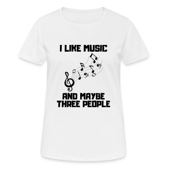 Musical instrument, trumpet, wind instrument, musician - Women's Breathable T-Shirt - white - Front - AI Model Female 172 dark (172cm)