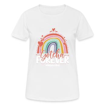 Gotcha Forever Family Adoption - Frauen T-Shirt atmungsaktiv - Weiß - Vorne - AI Model Female 172 dark (172cm)