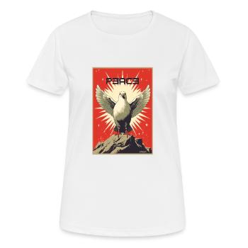 Parodie de la colombe communiste de la paix - T-shirt respirant Femme - blanc - Devant - AI Model Female 172 dark (172cm)