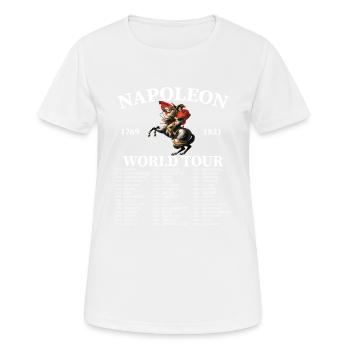 Napoleon World Tour - Women's Breathable T-Shirt - white - Front - AI Model Female 172 dark (172cm)