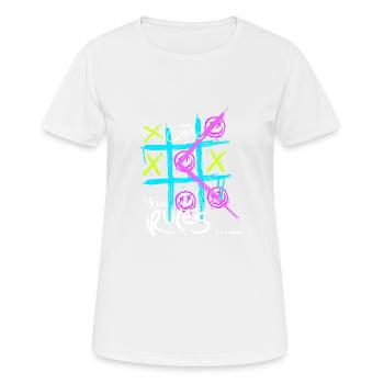Dein Spiel Deine Regeln Für Streetwear Art Fan - Frauen T-Shirt atmungsaktiv - Weiß - Vorne - AI Model Female 172 dark (172cm)