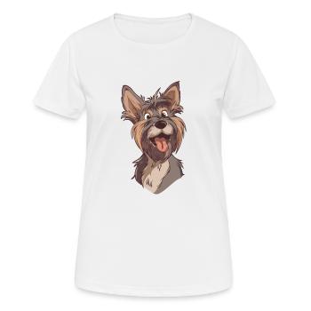 Berger De Picardie | französischer Schäferhund - Frauen T-Shirt atmungsaktiv - Weiß - Vorne - AI Model Female 172 dark (172cm)