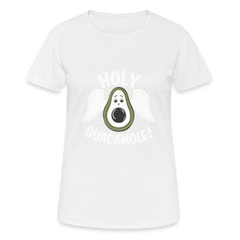 HEILIGE GUACAMOLE - Frauen T-Shirt atmungsaktiv - Weiß - Vorne - AI Model Female 172 dark (172cm)