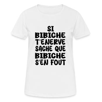 If annoys you, know that - Women's Breathable T-Shirt - white - Front - AI Model Female 172 dark (172cm)