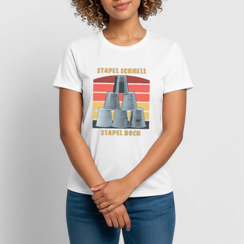 STACKING STACK FAST STACK UP Women's Breathable T-Shirt
