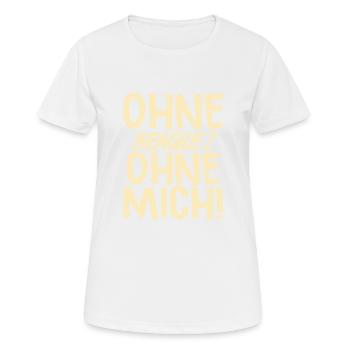 Without a beagle? Without me! - Women's Breathable T-Shirt - white - Front - AI Model Female 172 dark (172cm)