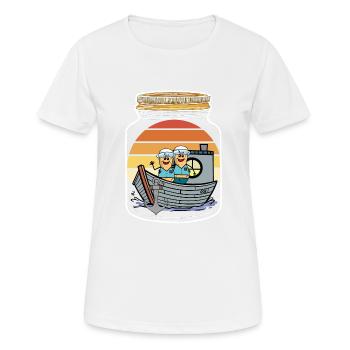 Cacahuètes Marins Garçons Marins Marins - T-shirt respirant Femme - blanc - Devant - AI Model Female 172 dark (172cm)