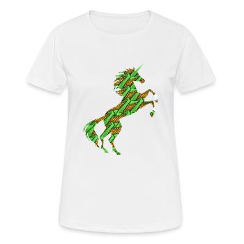 Corn Cobs Unicorn T-Shirt Corncob Maize Magical - Women's Breathable T-Shirt - white - Front - AI Model Female 172 dark (172cm)