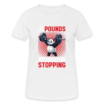 I Lost 100 Pounds And I'm Not Stopping 21 - Frauen T-Shirt atmungsaktiv - Weiß - Vorne - AI Model Female 172 dark (172cm)
