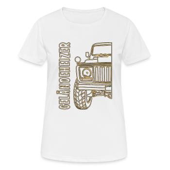 CHAUFFAGE TOUT-TERRAIN POUR VÉHICULE TOUT-TERRAIN - T-shirt respirant Femme - blanc - Devant - AI Model Female 172 dark (172cm)