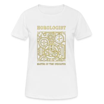 HOROGOLIST MASTER OF TIME INDICATOR - Women's Breathable T-Shirt - white - Front - AI Model Female 172 dark (172cm)