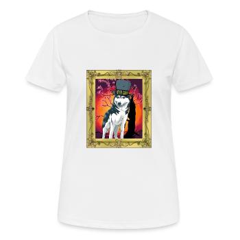 Loups-garous médiévaux de la Wehrwolf Loups loups Loups - T-shirt respirant Femme - blanc - Devant - AI Model Female 172 dark (172cm)