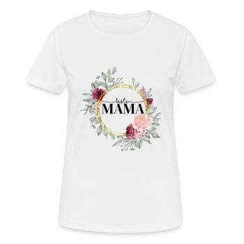 Beste Mama - Frauen T-Shirt atmungsaktiv - Weiß - Vorne - AI Model Female 172 dark (172cm)