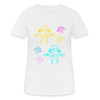 Safari Girafe Girafe - T-shirt respirant Femme - blanc - Devant - AI Model Female 172 dark (172cm)