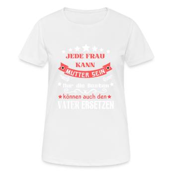 Schöner Spruch für Mütter - Muttertag - super Mama - Frauen T-Shirt atmungsaktiv - Weiß - Vorne - AI Model Female 172 dark (172cm)