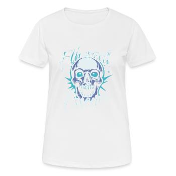 ESSENCE ÉTHÉRÉE - T-shirt respirant Femme - blanc - Devant - AI Model Female 172 dark (172cm)