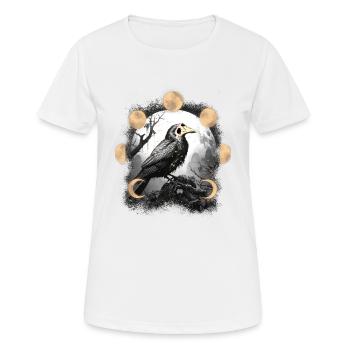 Raven Raven Crow Crow Plague Plague Mask Bird - Women's Breathable T-Shirt - white - Front - AI Model Female 172 dark (172cm)