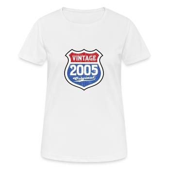 2005 Birthday Route Vintage Original - Women's Breathable T-Shirt - white - Front - AI Model Female 172 dark (172cm)
