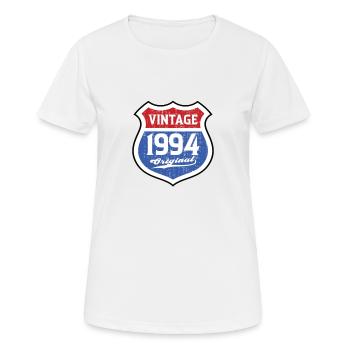 1994 Birthday Route Vintage Original - Women's Breathable T-Shirt - white - Front - AI Model Female 172 dark (172cm)