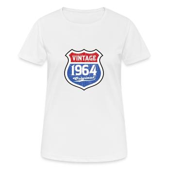 1964 Birthday Route Vintage Original - Women's Breathable T-Shirt - white - Front - AI Model Female 172 dark (172cm)