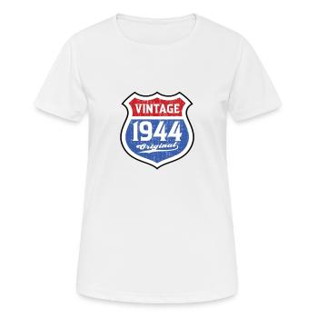 1944 Birthday Route Vintage Original - Women's Breathable T-Shirt - white - Front - AI Model Female 172 dark (172cm)