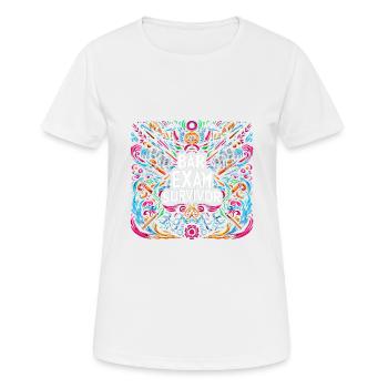 Bar Exam Survivor 19 - Women's Breathable T-Shirt - white - Front - AI Model Female 172 dark (172cm)
