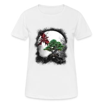 Märchen Fabeltier Drache Drachen Märchenfigur Myth - Frauen T-Shirt atmungsaktiv - Weiß - Vorne - AI Model Female 172 dark (172cm)