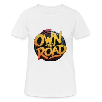 MOTORCYCLES OWN THE ROAD - Women's Breathable T-Shirt - white - Front - AI Model Female 172 dark (172cm)