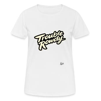 Voyou en colère et argumentateur - T-shirt respirant Femme - blanc - Devant - AI Model Female 172 dark (172cm)