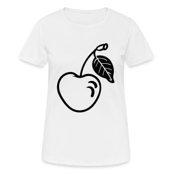 cerise - T-shirt respirant Femme - blanc - Devant - AI Model Female 172 dark (172cm)