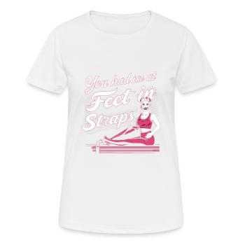 You Had Me At Feet In Straps 60 - Women's Breathable T-Shirt - white - Front - AI Model Female 172 dark (172cm)