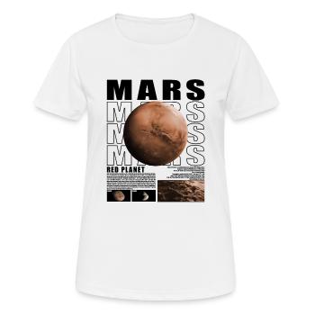 Mars Planet Space Cosmology Astrophysics - Women's Breathable T-Shirt - white - Front - AI Model Female 172 dark (172cm)