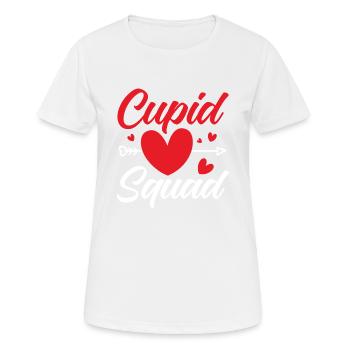 Cupid Squad Valentines Day Him & Her Couple - Frauen T-Shirt atmungsaktiv - Weiß - Vorne - AI Model Female 172 dark (172cm)