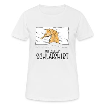 Pyjama officiel Pyjama Pyjama Hippocampe - T-shirt respirant Femme - blanc - Devant - AI Model Female 172 dark (172cm)