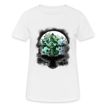 Croix de croix de croix d’Halloween d’Halloween - T-shirt respirant Femme - blanc - Devant - AI Model Female 172 dark (172cm)