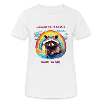 UNFORTUNATELY, I'M NOT DOING SO WELL - Women's Breathable T-Shirt - white - Front - AI Model Female 172 dark (172cm)