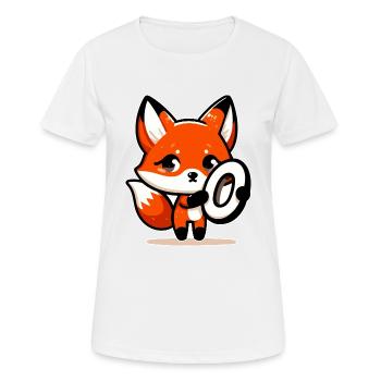 Entzückend Kein Fox Zero mehr - Frauen T-Shirt atmungsaktiv - Weiß - Vorne - AI Model Female 172 dark (172cm)
