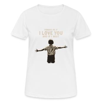 PARDONNE-MOI - T-shirt respirant Femme - blanc - Devant - AI Model Female 172 dark (172cm)