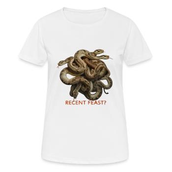 SCHLANGEN, KÜRZLICHES FEST - Frauen T-Shirt atmungsaktiv - Weiß - Vorne - AI Model Female 172 dark (172cm)